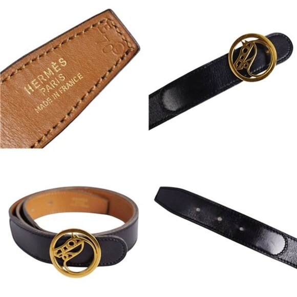 Hermes \'82 Belt Cheval Leather Belt Reversible